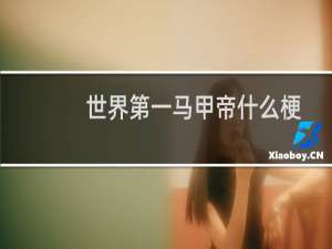 世界第一马甲帝什么梗