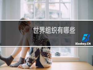 世界组织有哪些