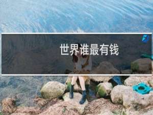 世界谁最有钱