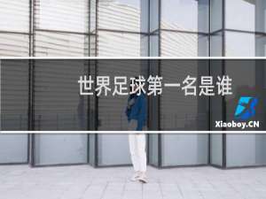 世界足球第一名是谁