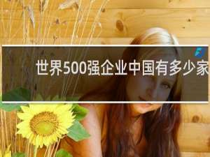 世界500强企业中国有多少家