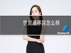 世贸通移民怎么样