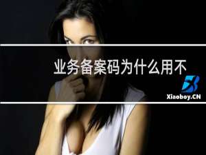 业务备案码为什么用不了-备案平台