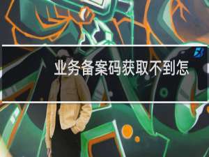 业务备案码获取不到怎么办