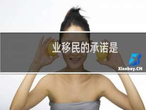 业移民的承诺是