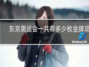 东京奥运会一共有多少枚金牌项目