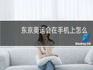 东京奥运会在手机上怎么看