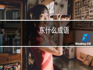 东什么成语