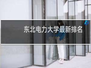 东北电力大学最新排名 2025全国排名第几