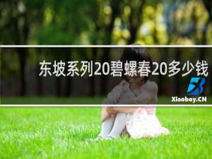 东坡系列 碧螺春 多少钱