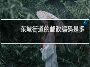东城街道的邮政编码是多少