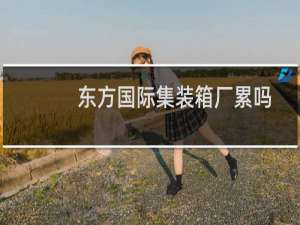 东方国际集装箱厂累吗