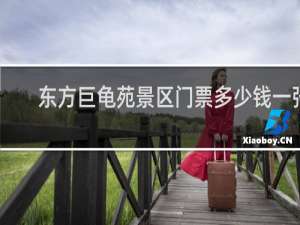 东方巨龟苑景区门票多少钱一张