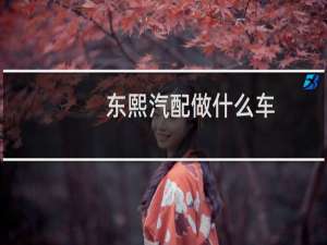 东熙汽配做什么车