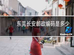 东莞长安邮政编码是多少