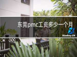 东莞pmc工资多少一个月
