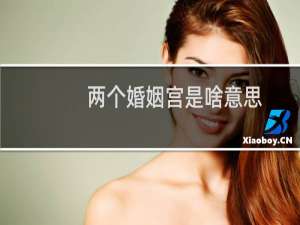 两个婚姻宫是啥意思