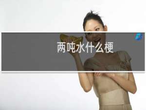 两吨水什么梗