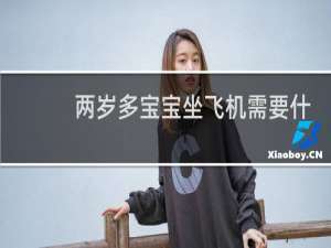 两岁多宝宝坐飞机需要什么