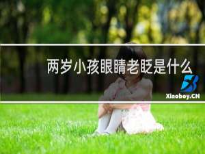 两岁小孩眼睛老眨是什么情况