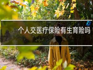 个人交医疗保险有生育险吗