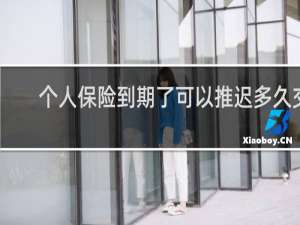 个人保险到期了可以推迟多久交