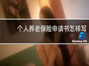 个人养老保险申请书怎样写