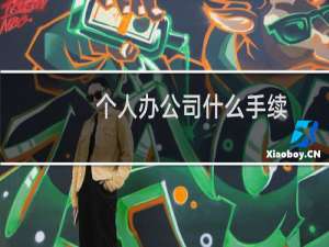 个人办公司什么手续