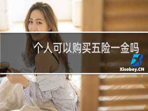 个人可以购买五险一金吗