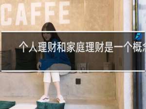 个人理财和家庭理财是一个概念
