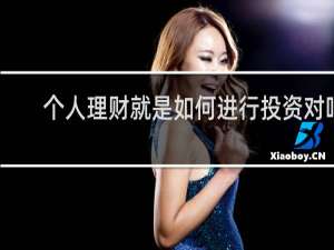 个人理财就是如何进行投资对吗
