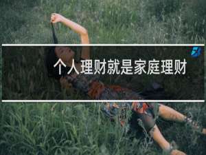 个人理财就是家庭理财