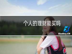 个人的理财能买吗
