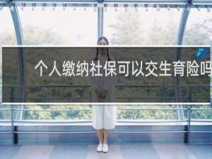个人缴纳社保可以交生育险吗