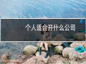 个人适合开什么公司