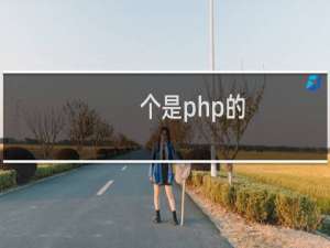 个是php的