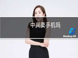 中兴卖手机吗