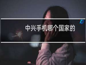 中兴手机哪个国家的