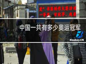 中国一共有多少奥运冠军