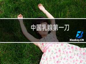 中国乳腺第一刀
