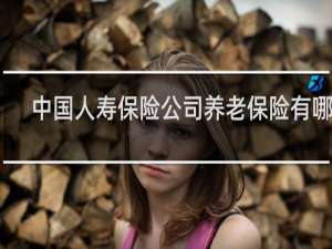 中国人寿保险公司养老保险有哪些