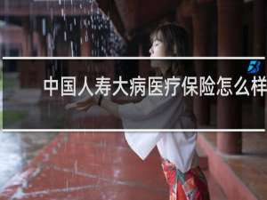 中国人寿大病医疗保险怎么样