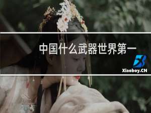 中国什么武器世界第一