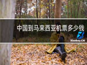 中国到马来西亚机票多少钱