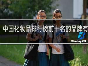 中国化妆品排行榜前十名的品牌有哪些