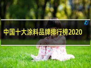 中国十大涂料品牌排行榜2020
