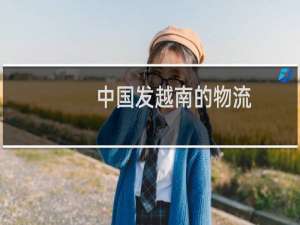 中国发越南的物流