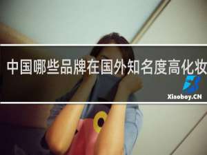 中国哪些品牌在国外知名度高化妆品好