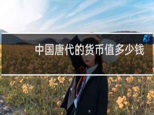 中国唐代的货币值多少钱