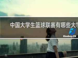 中国大学生篮球联赛有哪些大学